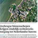 Vlaamse binnenschepen nu ook rechtstreeks naar Nederlandse havens